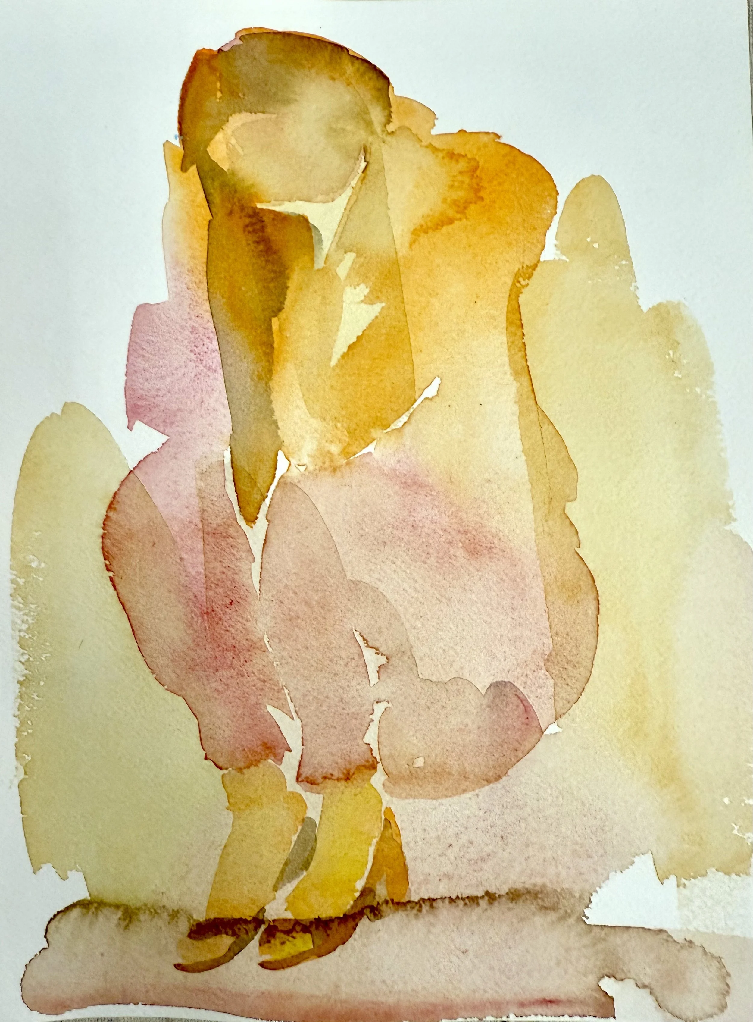 Watercolor on paper - 
12" x 9"