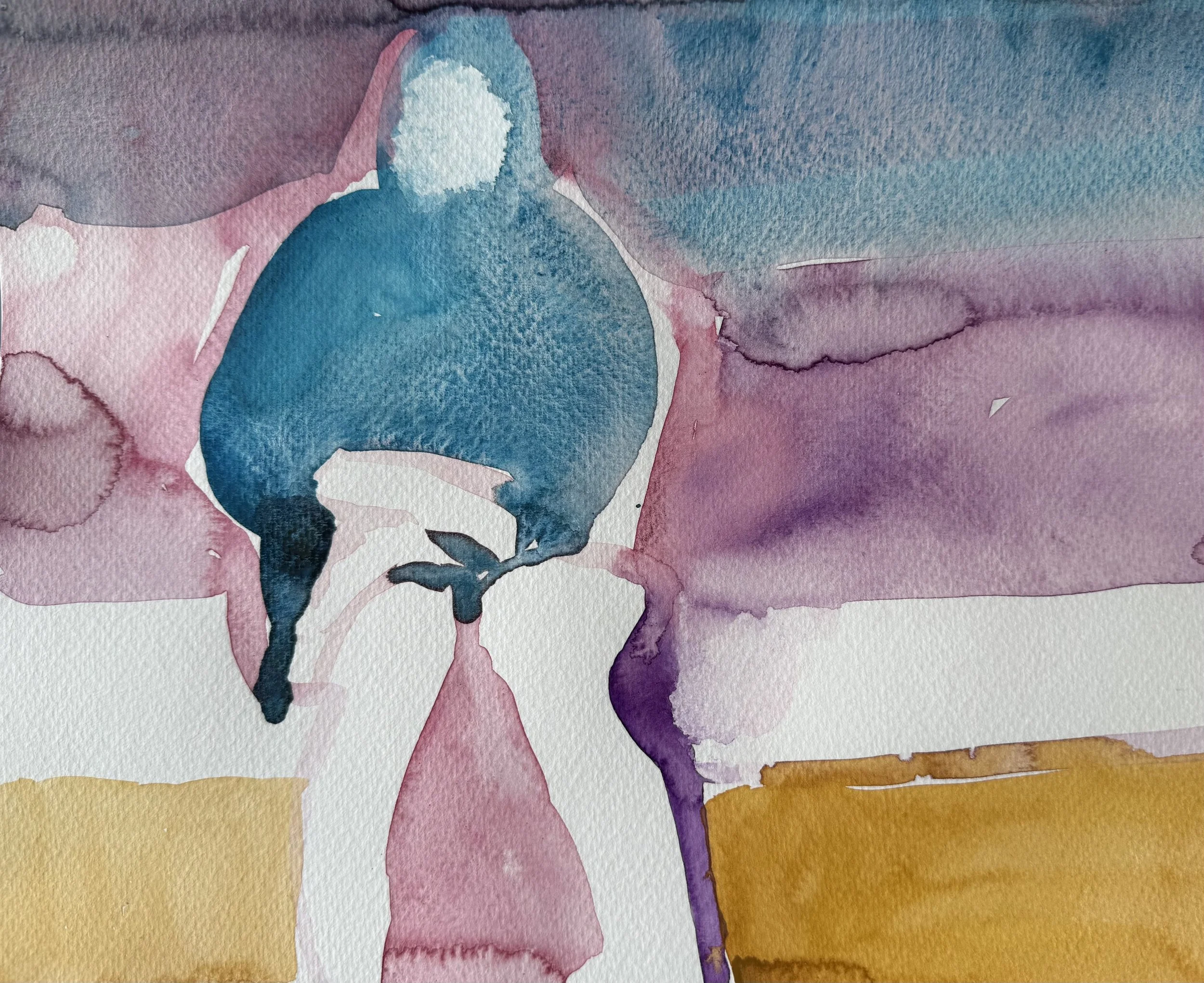 Watercolor on paper - 
8"x 10"