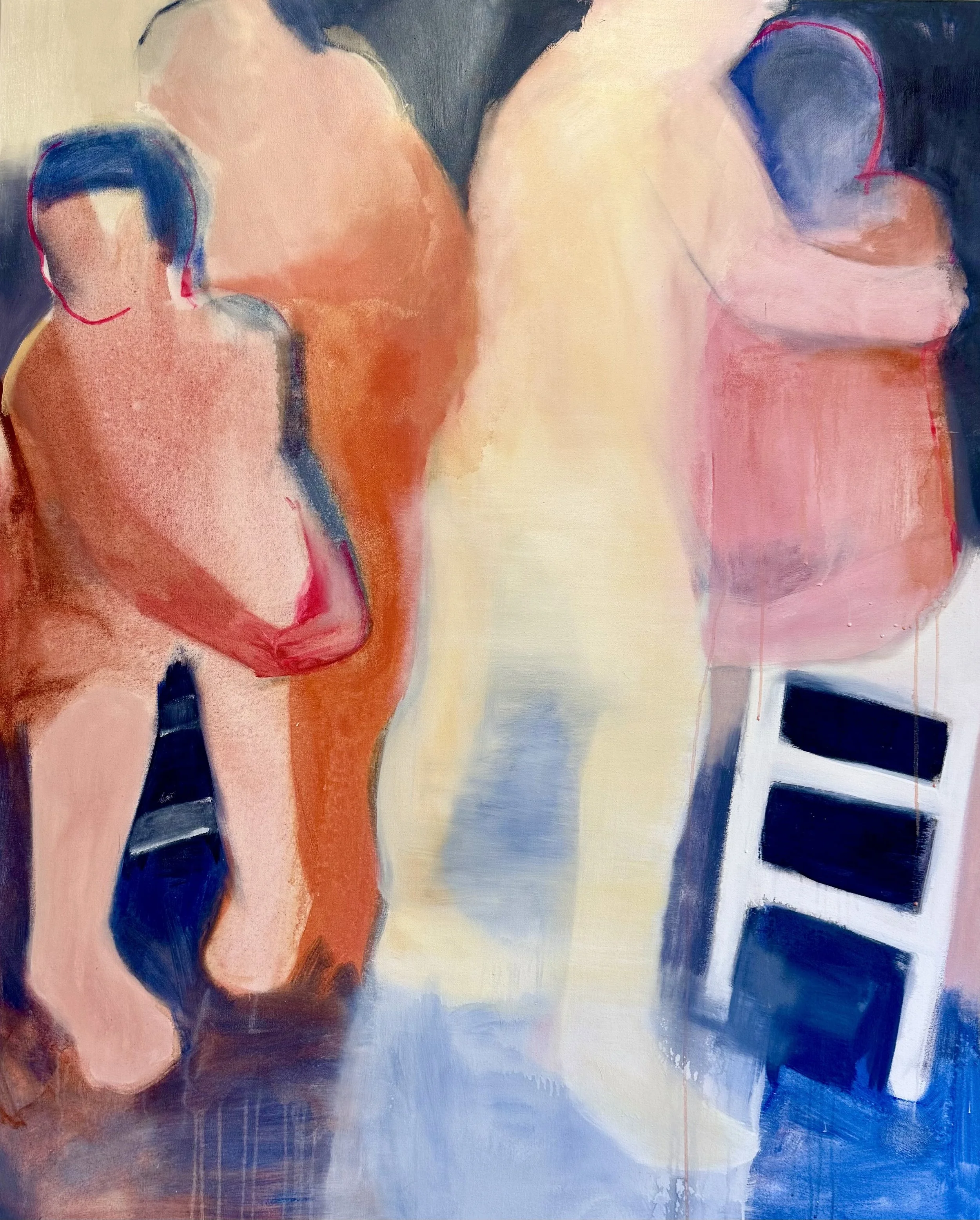 "DUO"
60" x 48"
oil on canvas 
2025