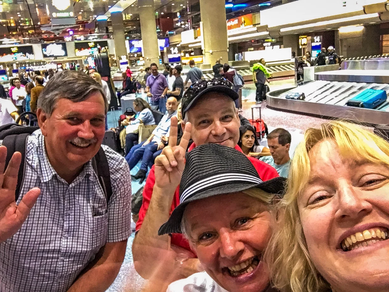 OMG that moment when your BFF arrives in Las Vegas for your 50th.