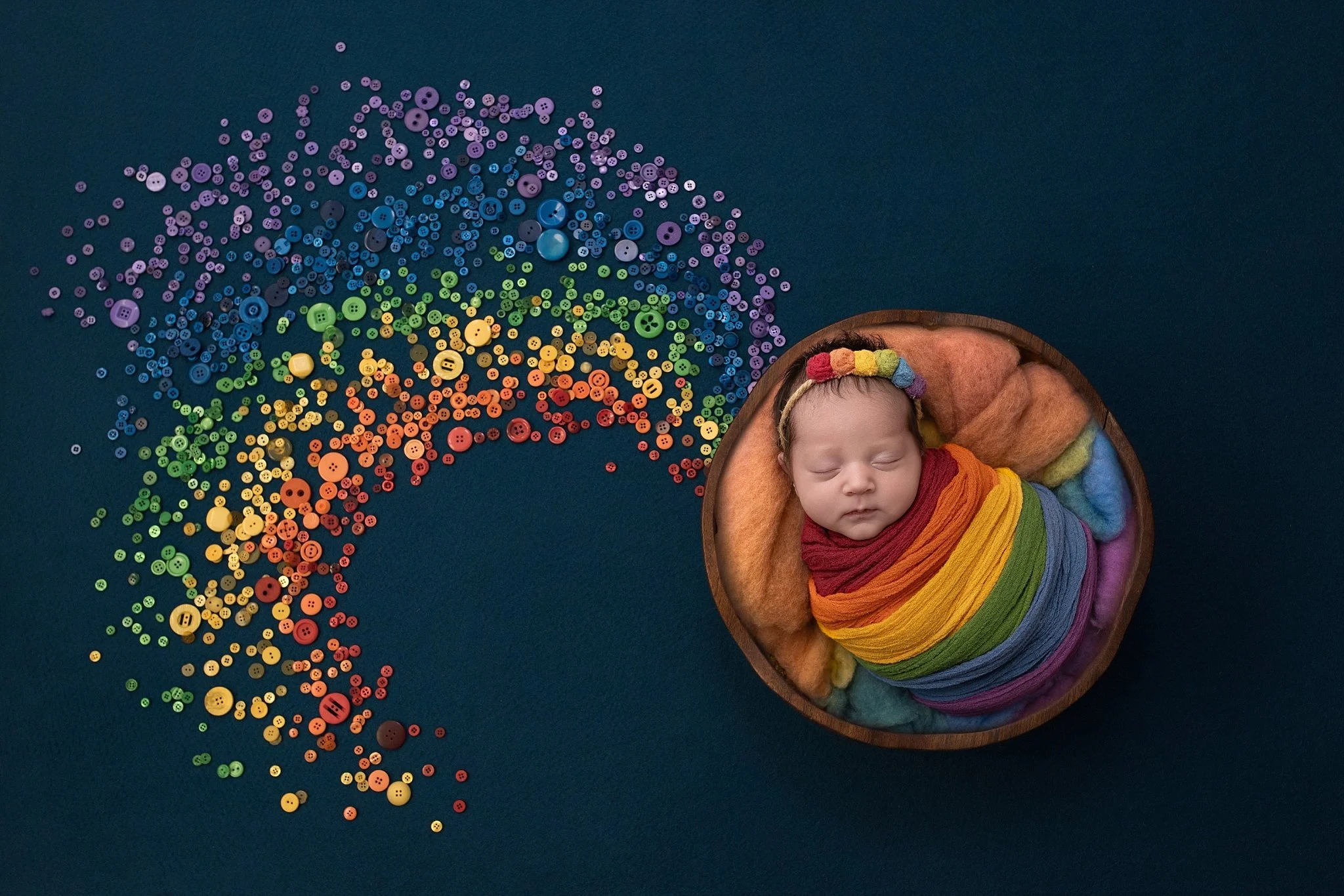 🌈✨ Meet this sweet little rainbow miracle ✨🌈
Every button, every color, every detail tells a story of hope, love, and new beginnings. This little one was wrapped in all the colors of the rainbow &mdash; a symbol of the brightest joy after the storm