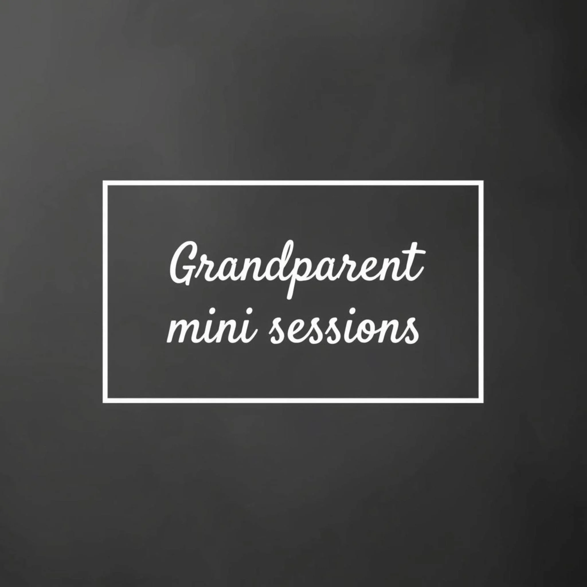 Grandparent Mini Sessions 🤍

📅 Saturday, March 21 -  Only 2 spots left 
📅 Sunday, March 22

These short &amp; sweet sessions are perfect for updated portraits, meaningful gifts, and preserving this beautiful season of life.

💲 $215
Spots are limi