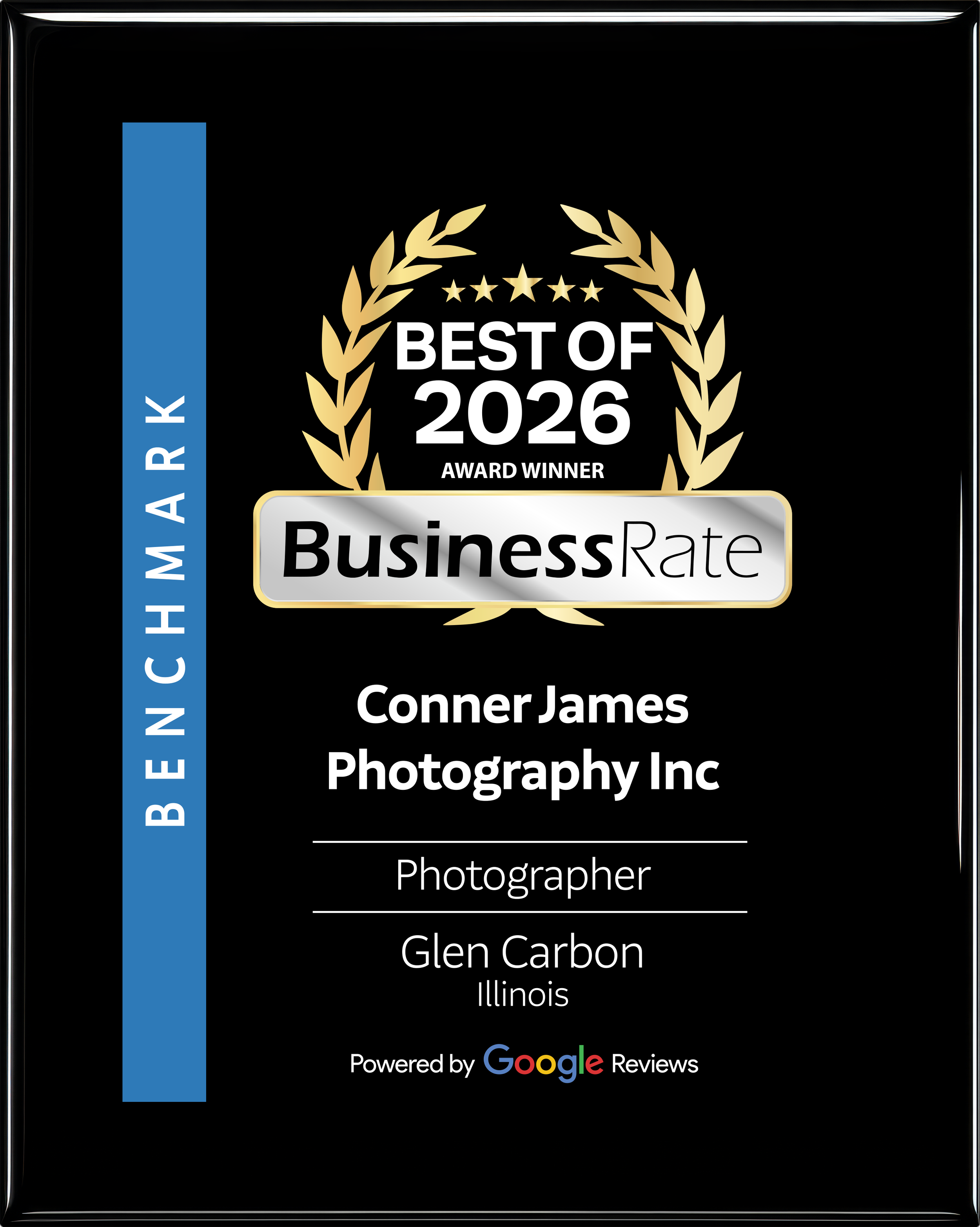 Conner James Photography Named #1 Photographer in Glen Carbon, Illinois for 2026