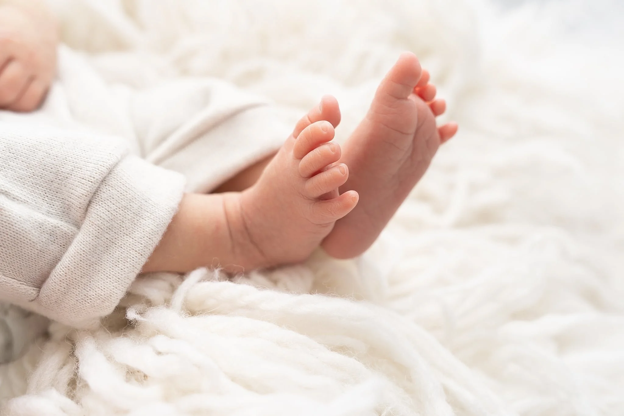 Baby milestone session photographed in a studio in Glen Carbon, Illinois