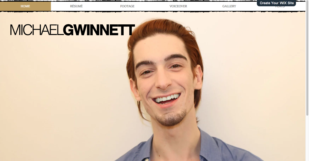 www.michaelgwinnett.com - landing page (old)