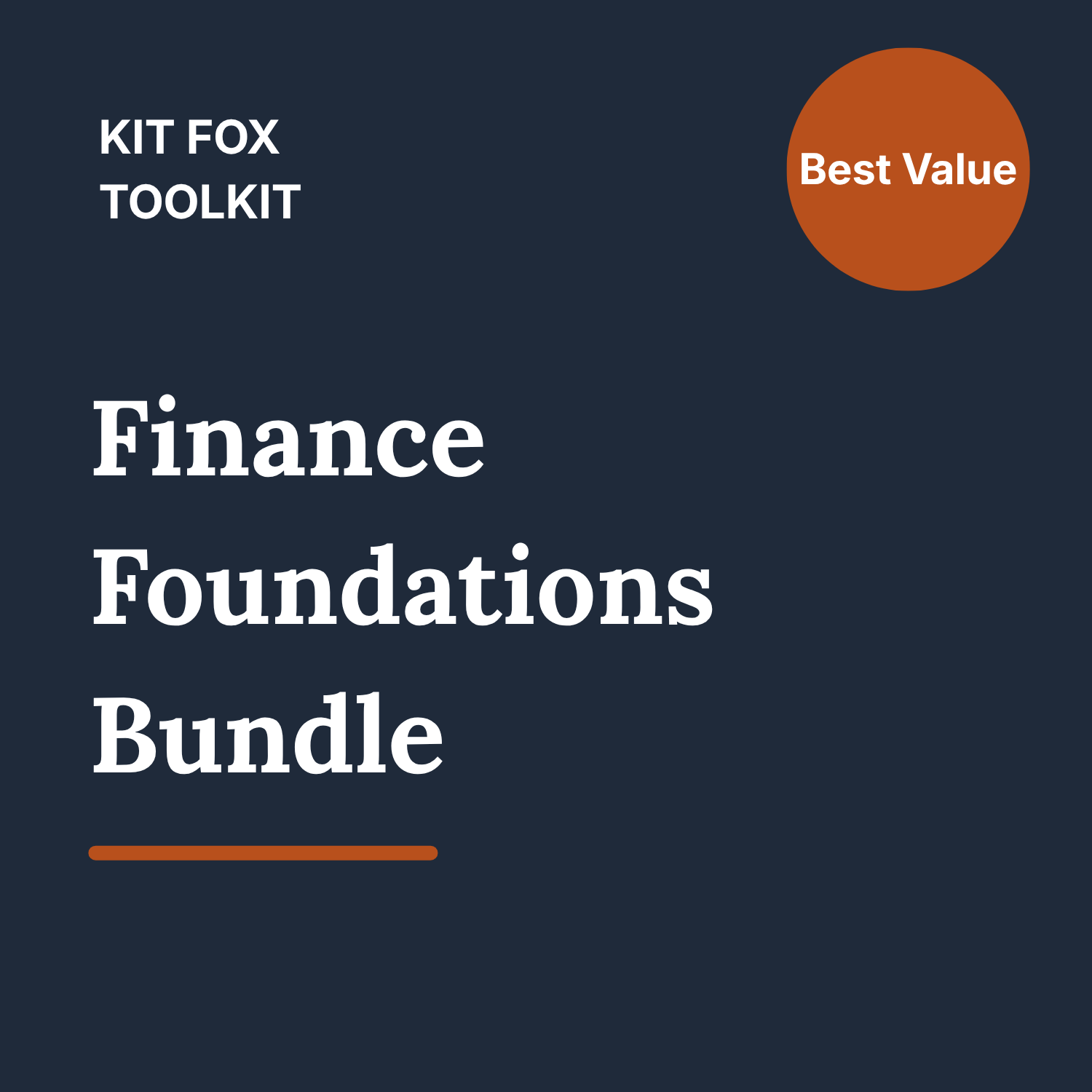 Finance Foundations Bundle