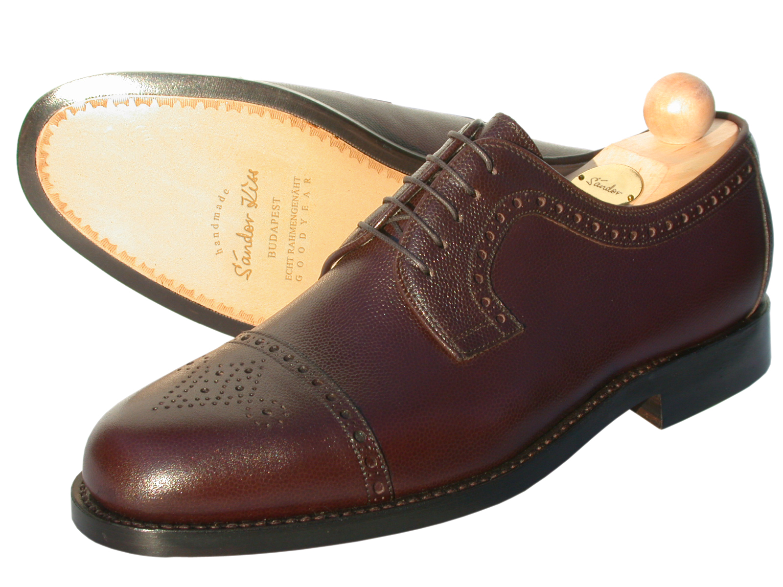  Semi-Brogue Scotch Grain schoko 