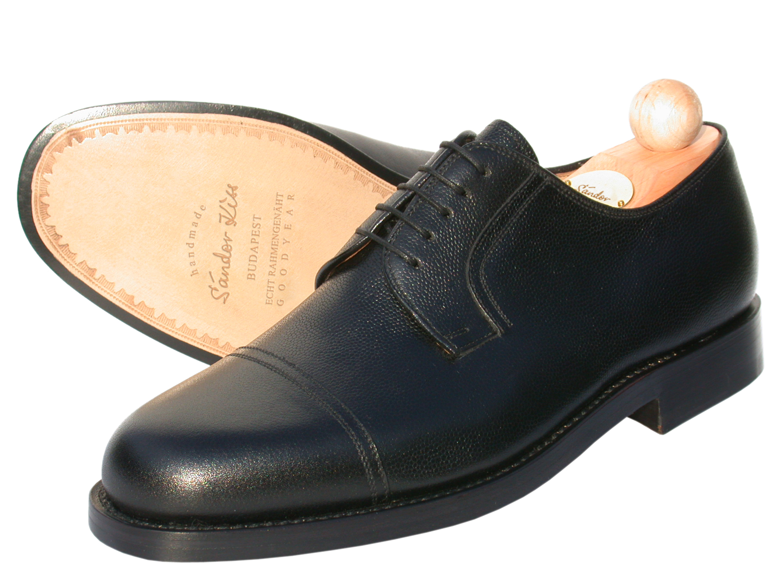  Blucher Scotch Grain schwarz 