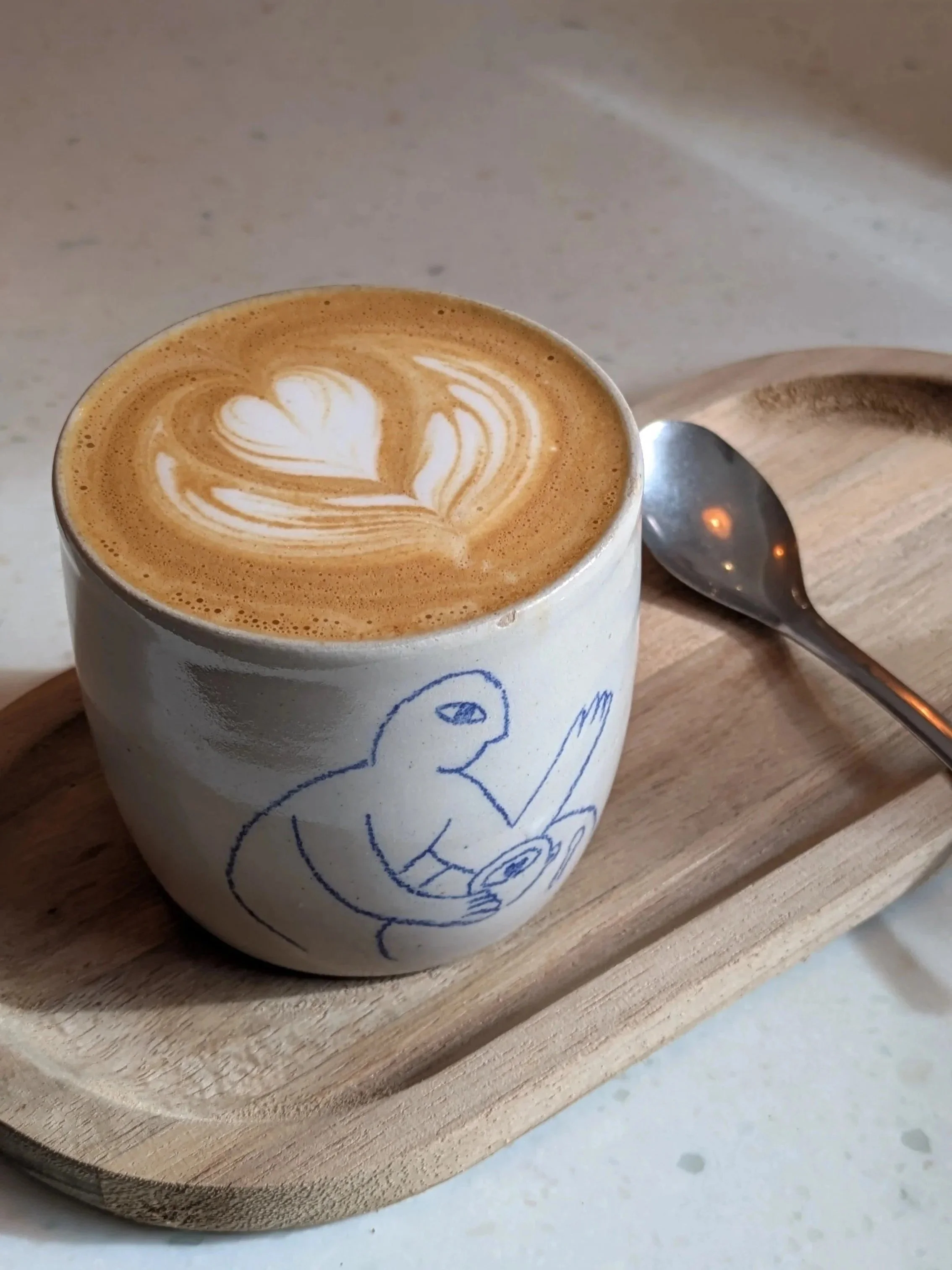 Flat white au Prélude, café de spécialité à Rouen