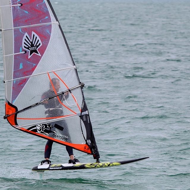 New challenge.....many thanks to Tez Plavenieks for making it happen....and to Nick Kingston for the pix #windfoiling #windfoil #haylingisland #haylingisland