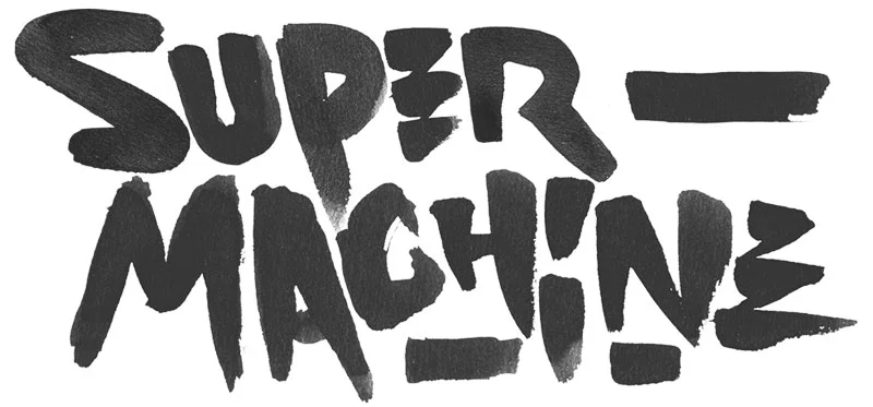 supermachine lettering