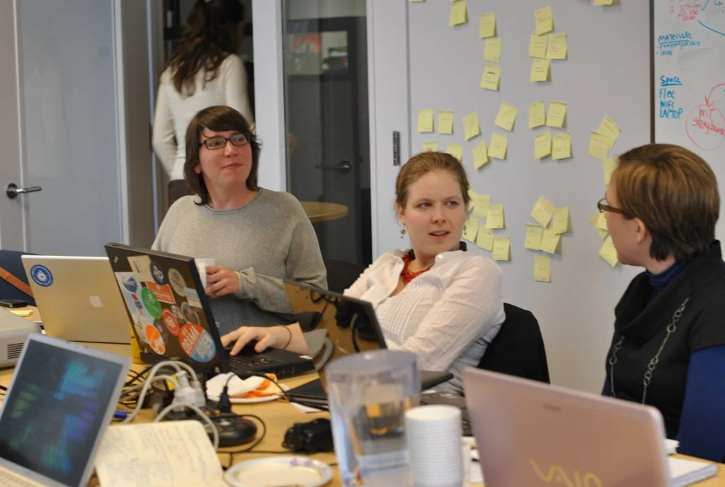 Planning meeting for a digital activism workshop (San Francisco, 2011)