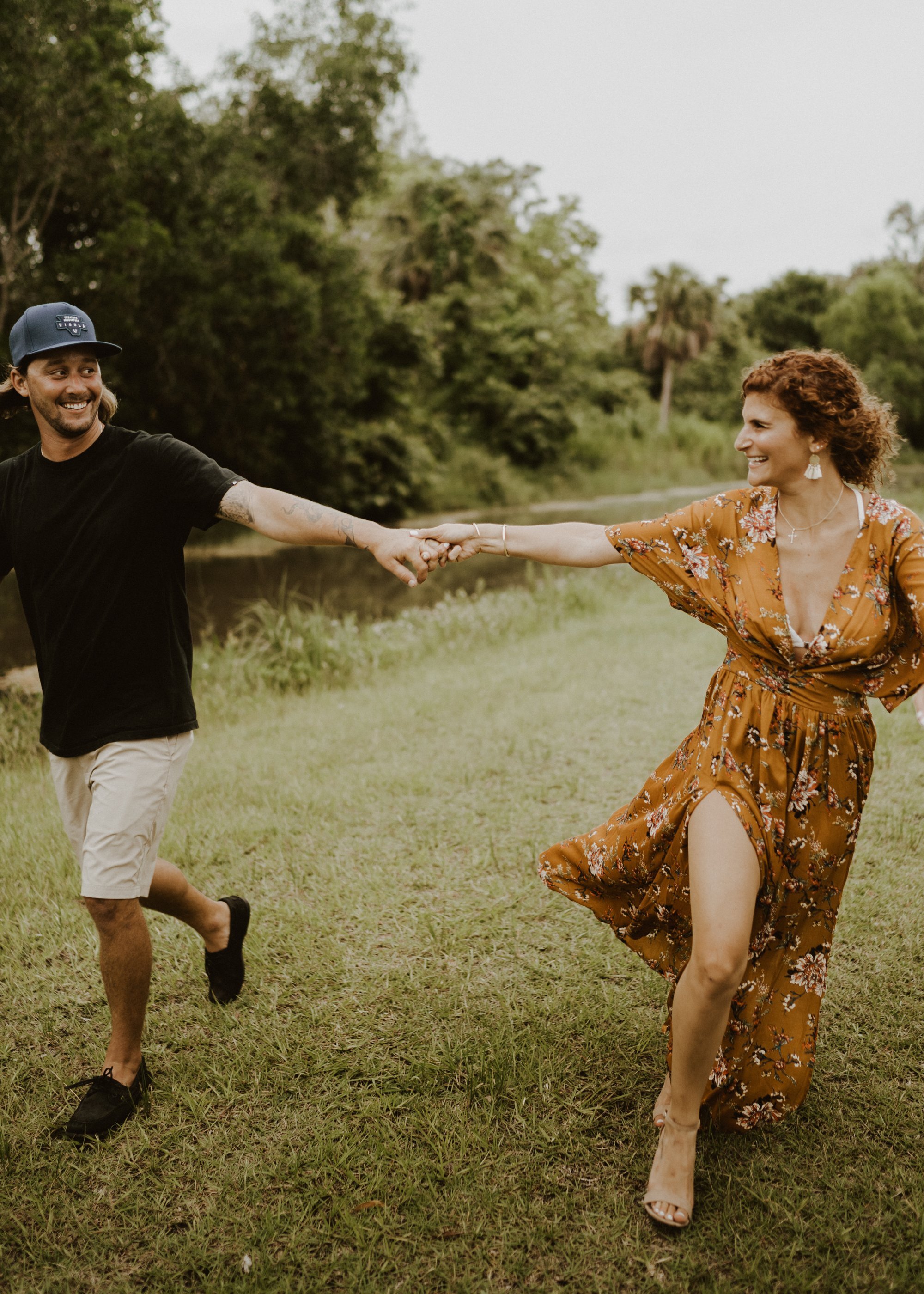 Naples Florida engagement photos non traditional 