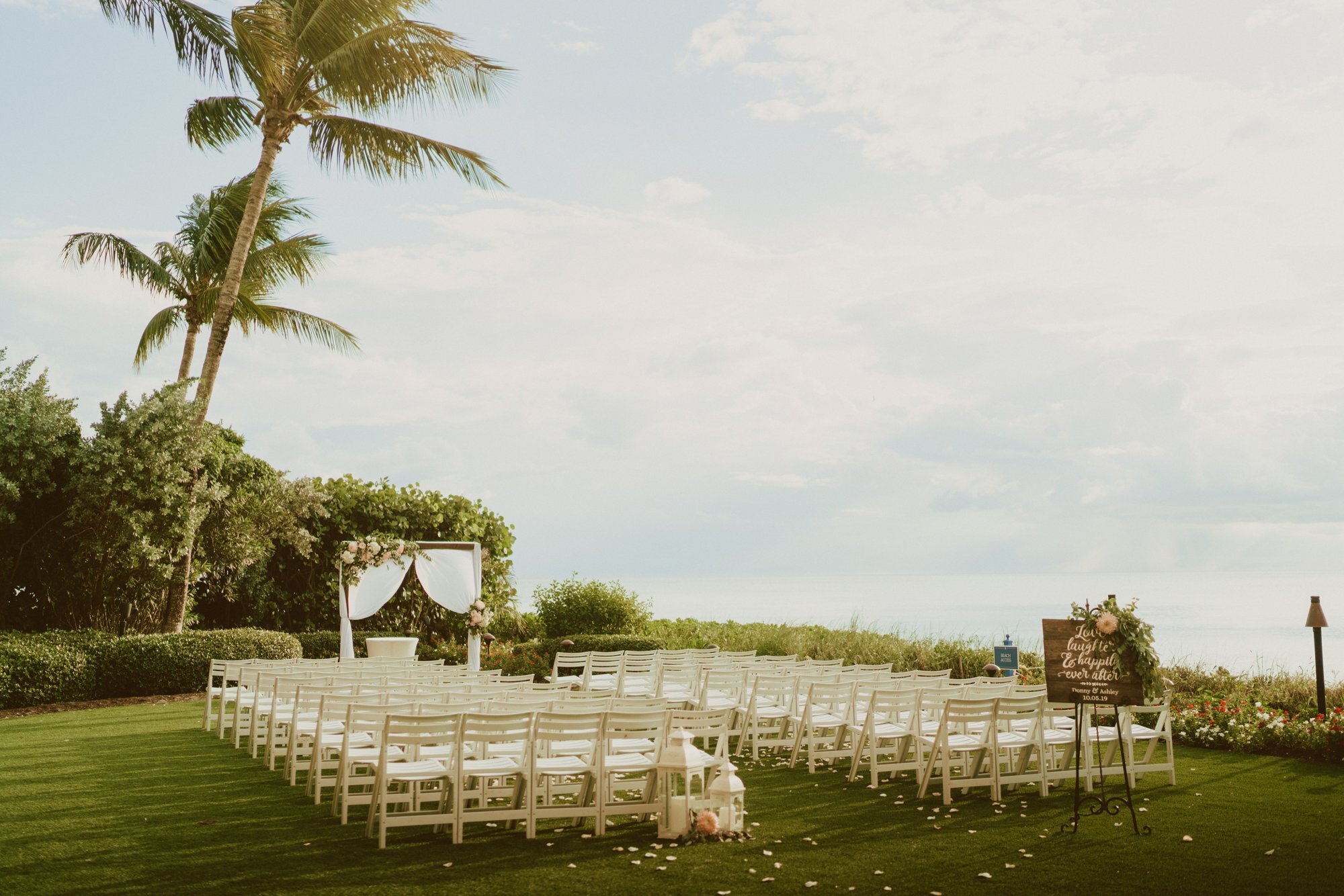 LaPlaya Beach &amp; Golf Resort Wedding Ceremony Photo