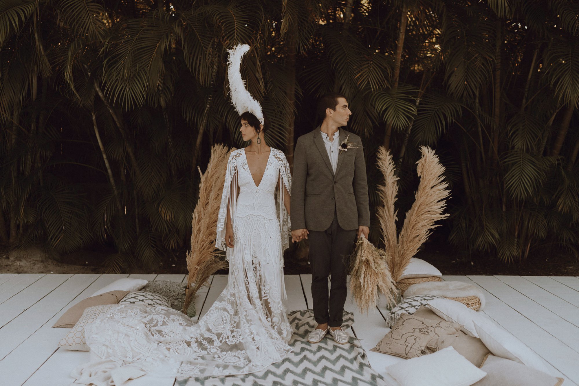 Modern Romantic Miami Florida Elopement