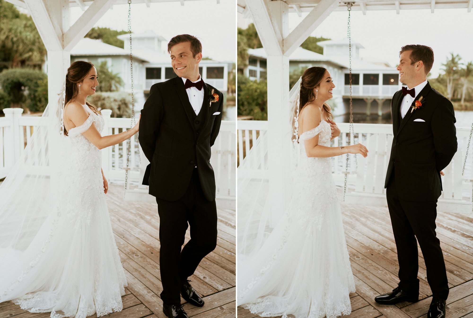 Bride and Groom Hyatt Regency Coconut Point Resort and Spa Wedding Photos