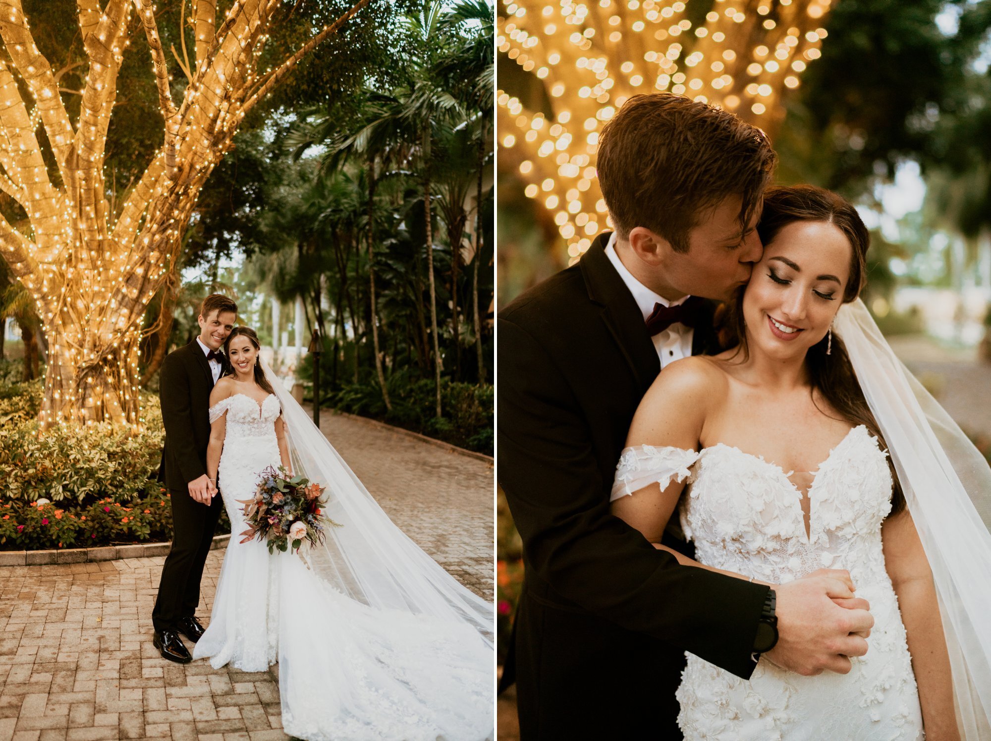 Bride and Groom Wedding Photos at Hyatt Regency Coconut Point Resort and Spa Wedding Photos