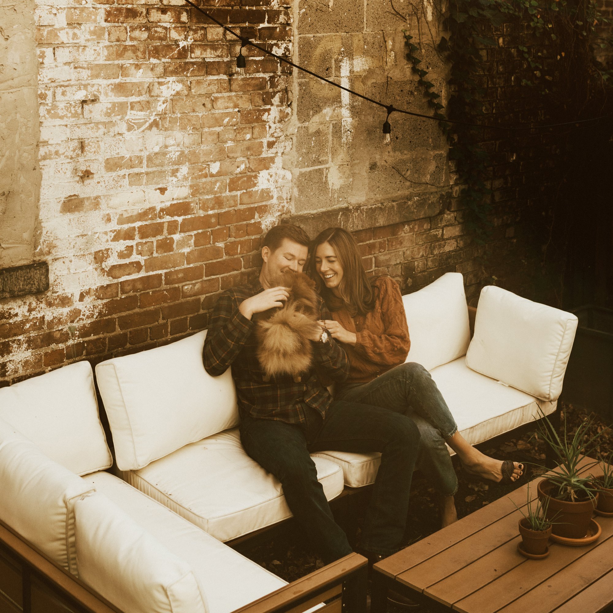 In Home Engagement Photos- Hoboken New Jersey- Michelle Gonzalez Photography- Caitlyn and Jim -7.jpg
