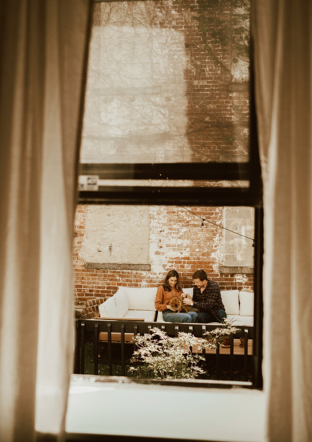 In Home Engagement Photos- Hoboken New Jersey- Michelle Gonzalez Photography- Caitlyn and Jim -13.jpg