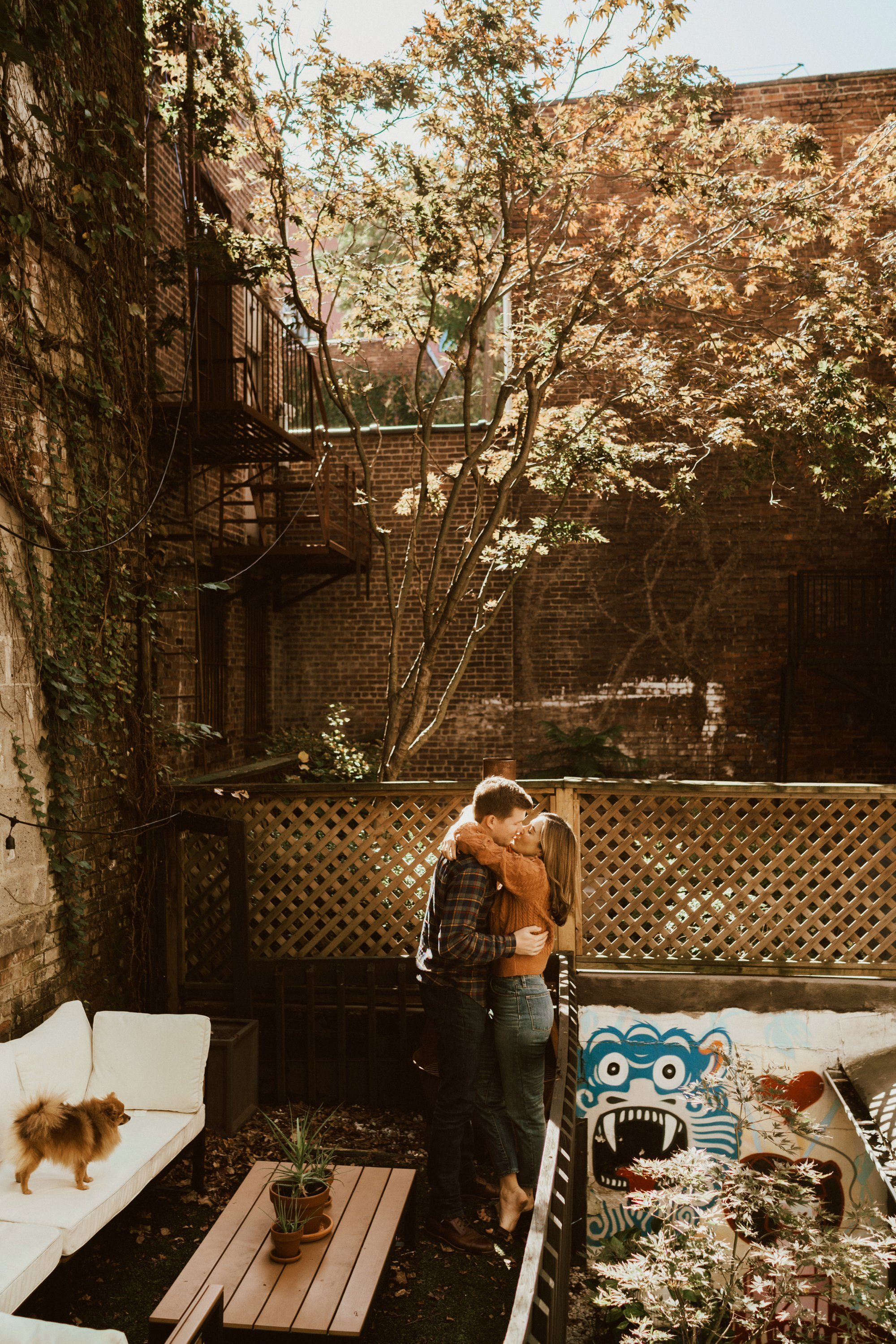 In Home Engagement Photos- Hoboken New Jersey- Michelle Gonzalez Photography- Caitlyn and Jim -54.jpg