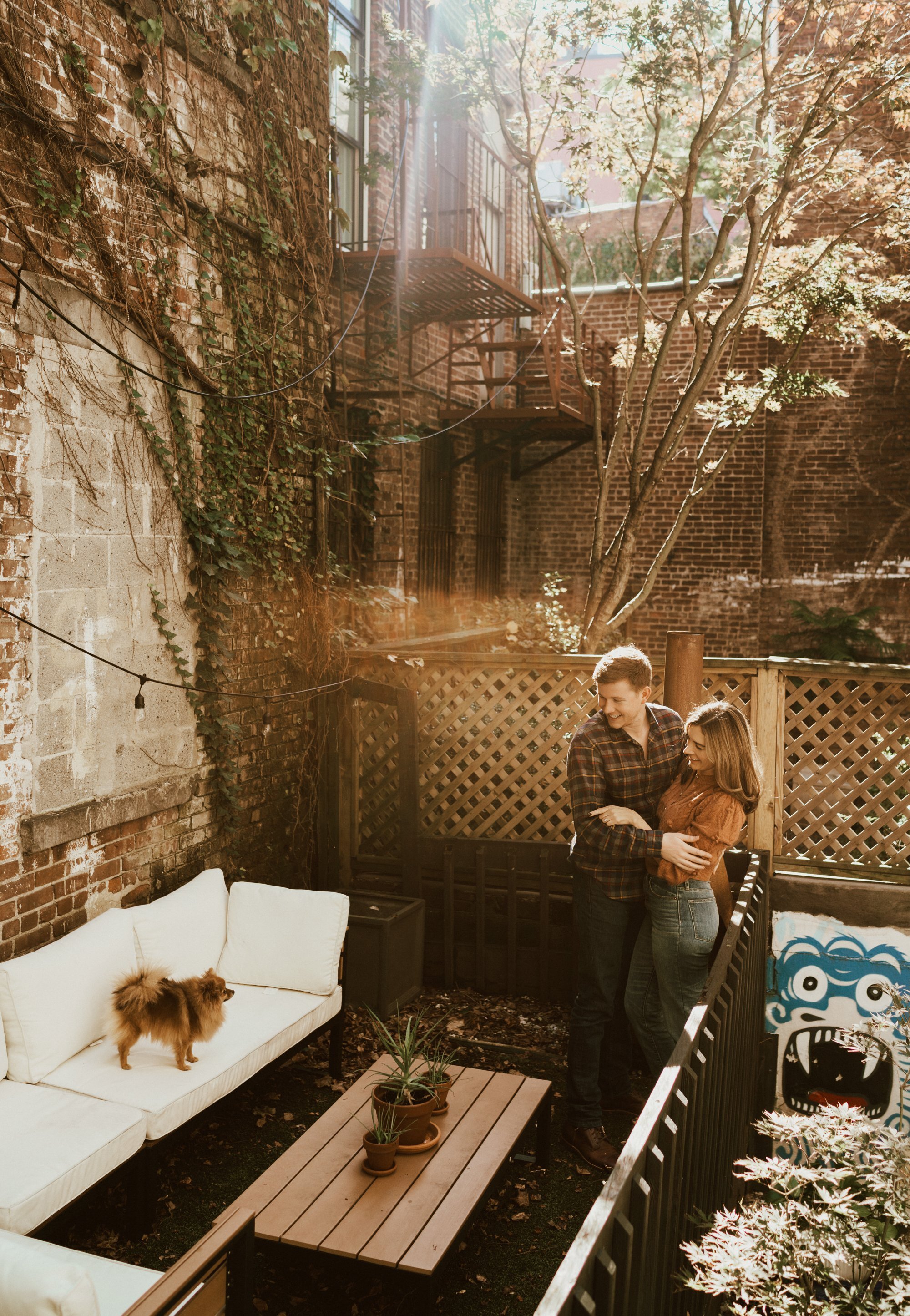 In Home Engagement Photos- Hoboken New Jersey- Michelle Gonzalez Photography- Caitlyn and Jim -57.jpg