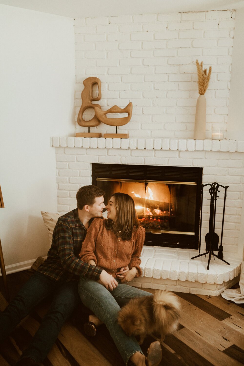 In Home Engagement Photos- Hoboken New Jersey- Michelle Gonzalez Photography- Caitlyn and Jim -145.jpg