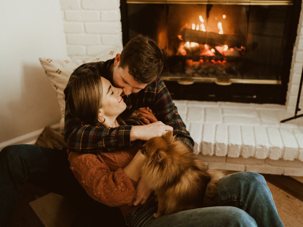 In Home Engagement Photos- Hoboken New Jersey- Michelle Gonzalez Photography- Caitlyn and Jim -156.jpg