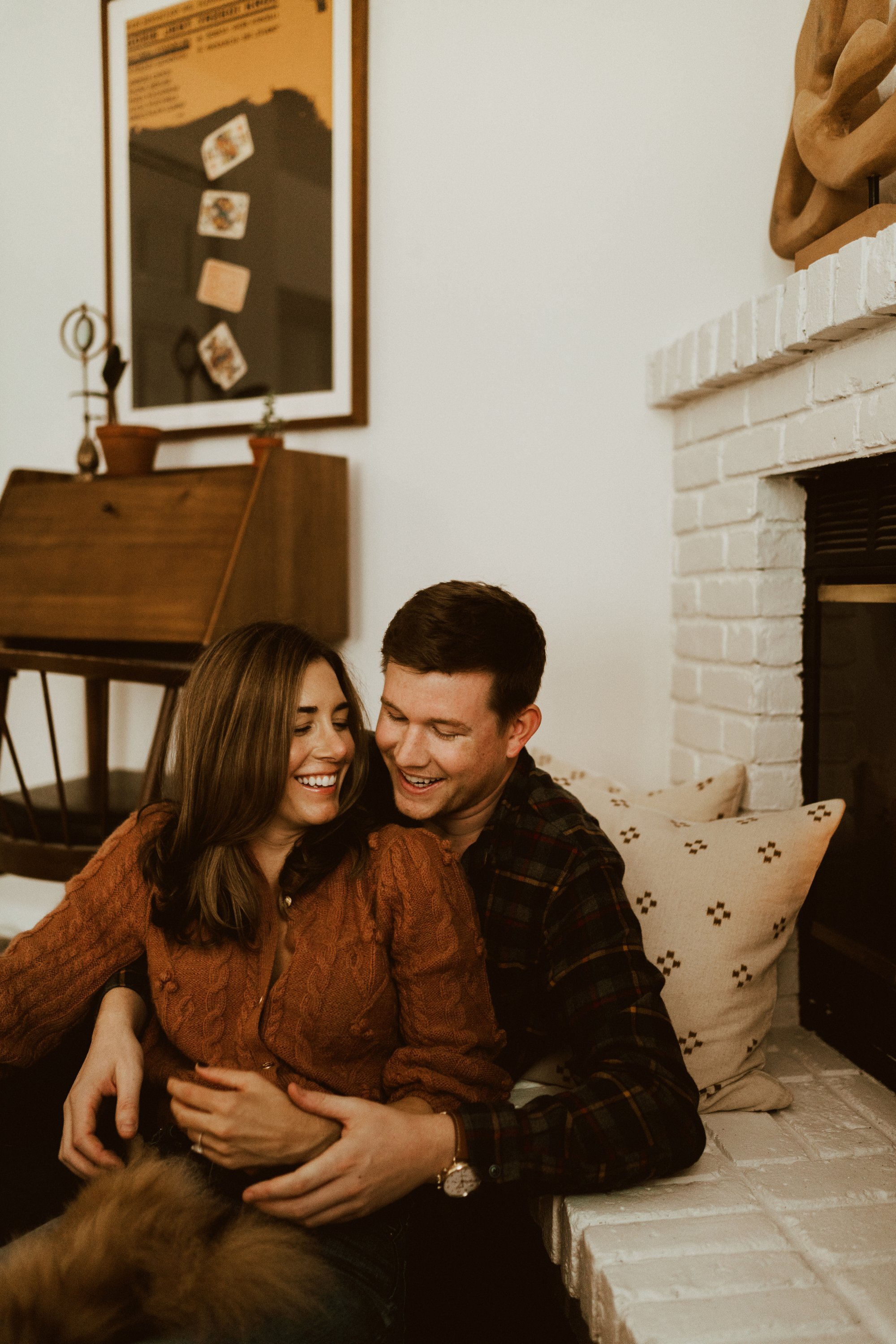 In Home Engagement Photos- Hoboken New Jersey- Michelle Gonzalez Photography- Caitlyn and Jim -176.jpg
