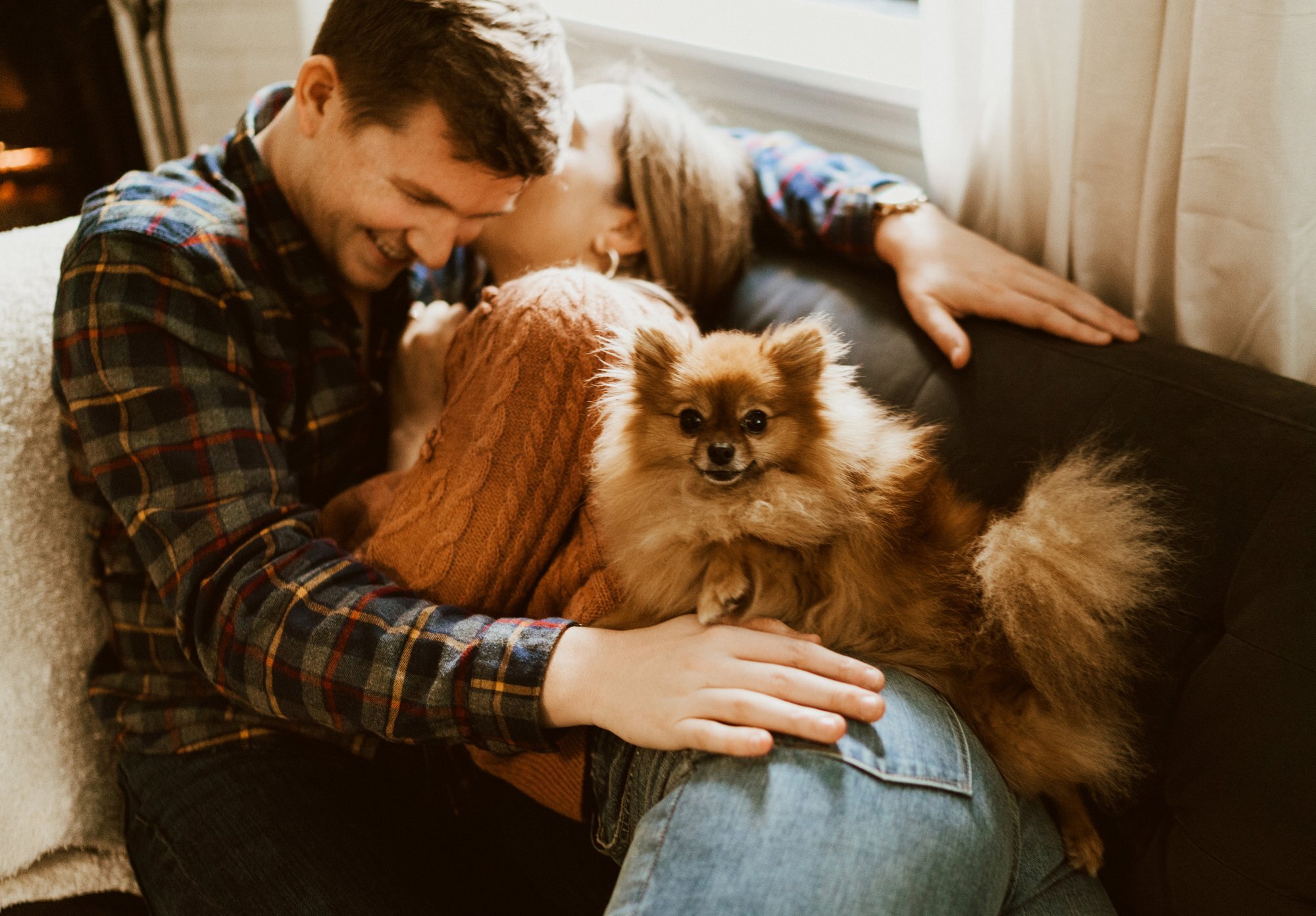 In Home Engagement Photos- Hoboken New Jersey- Michelle Gonzalez Photography- Caitlyn and Jim -203.jpg