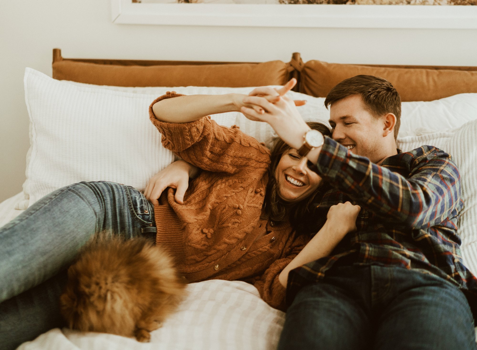 In Home Engagement Photos- Hoboken New Jersey- Michelle Gonzalez Photography- Caitlyn and Jim -250.jpg