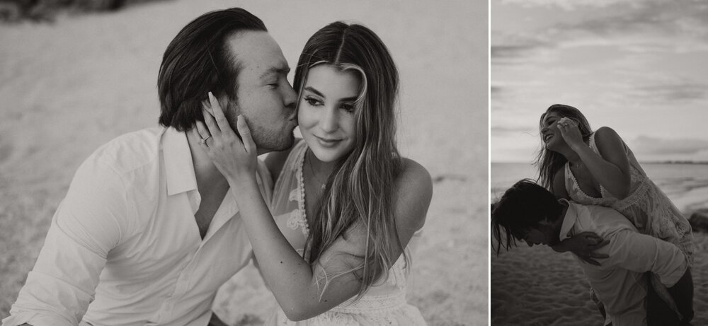 Naples Beach Engagement Photos