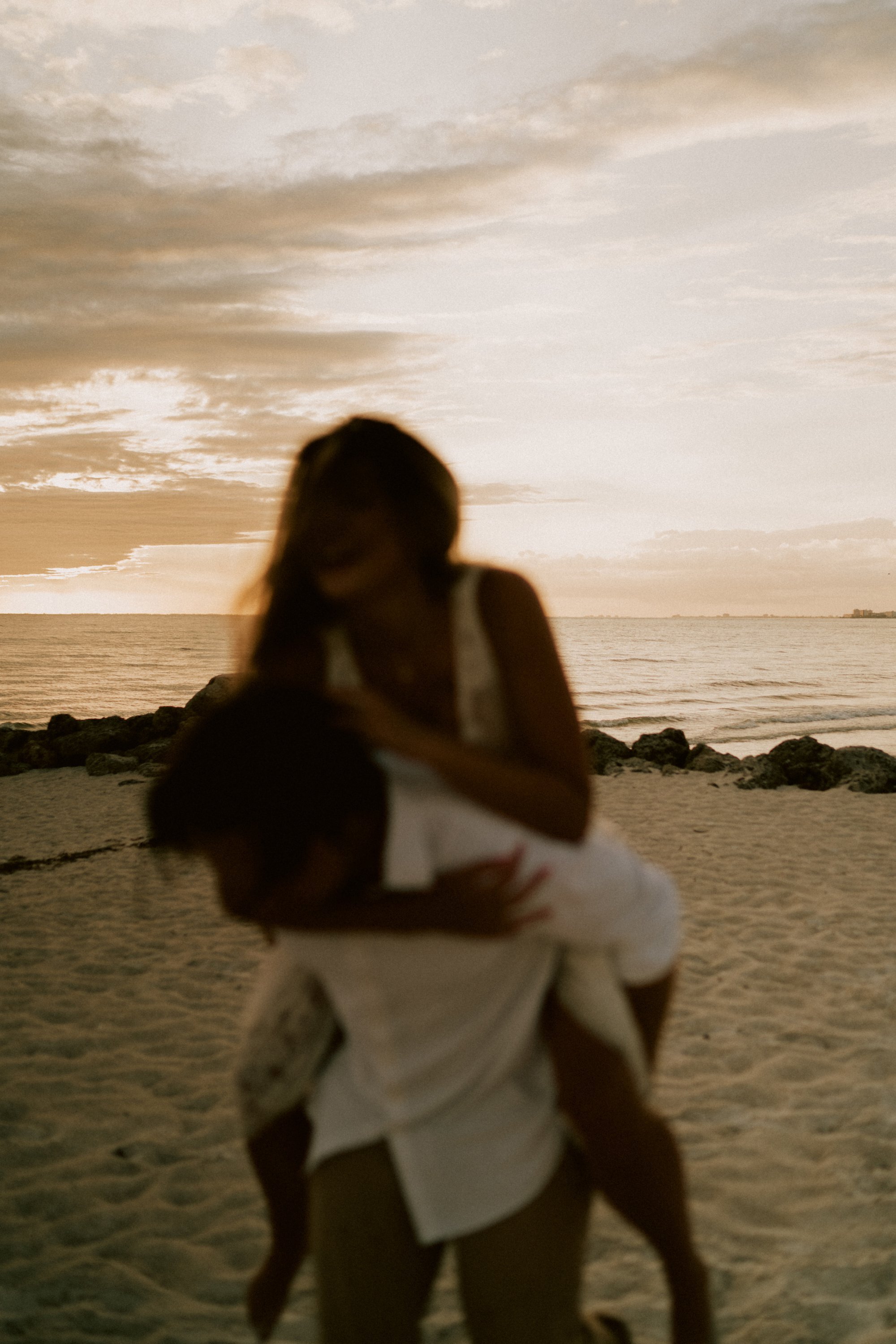 Naples Beach Engagement Photos