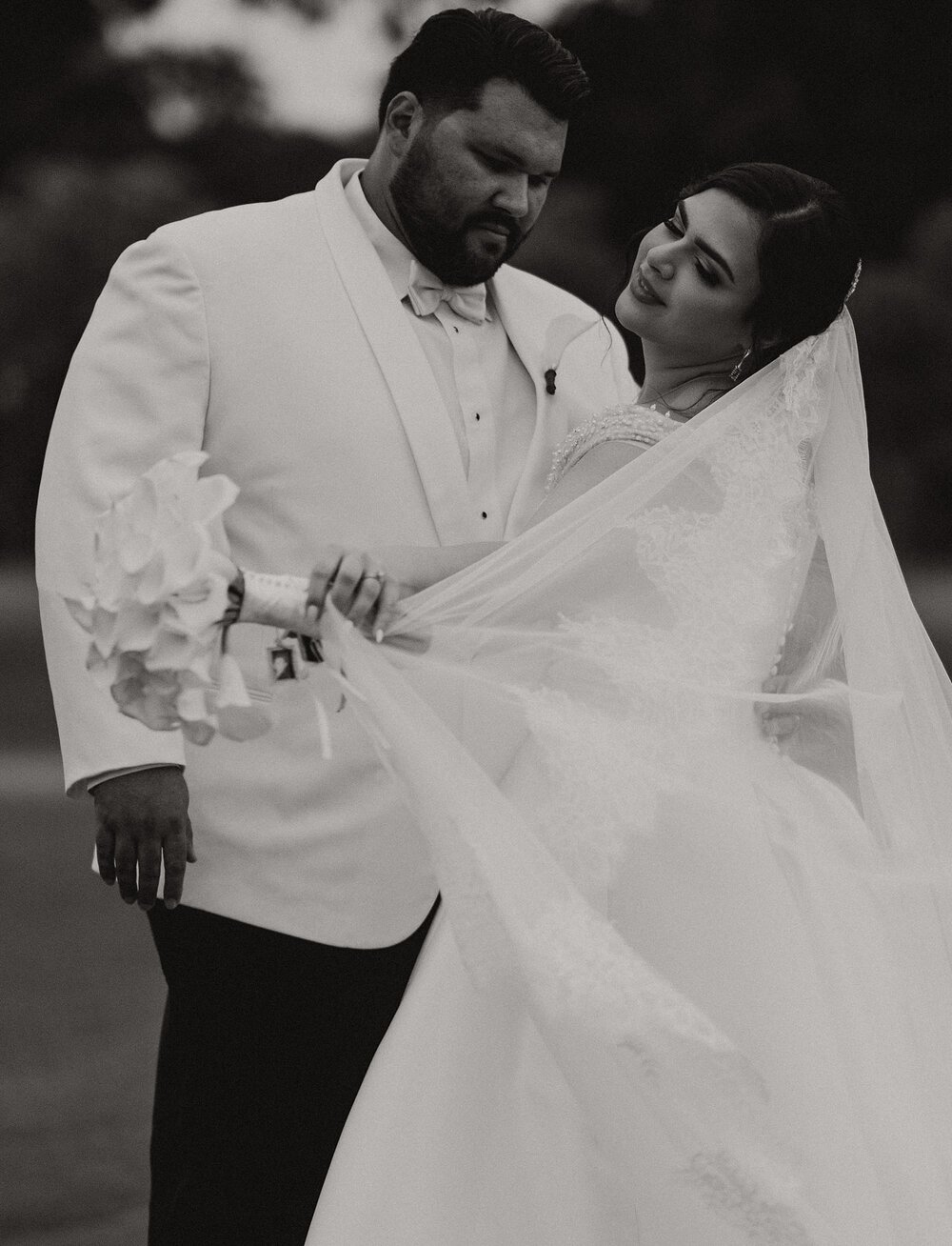 Miami wedding photographer, photographing bride and groom