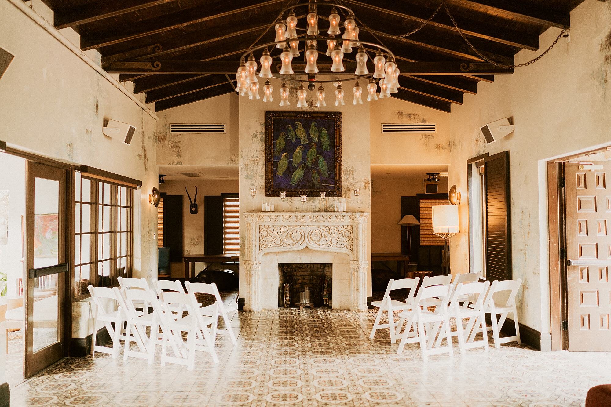 Wedding Ceremony at the confidante hotel in Miami Beach