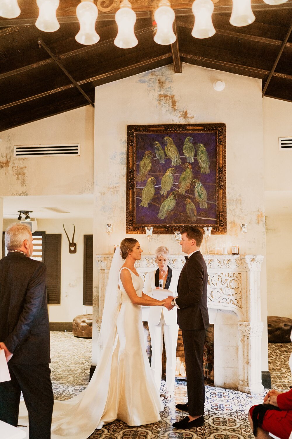 Wedding Ceremony at the Confidante hotel in Miami Beach 