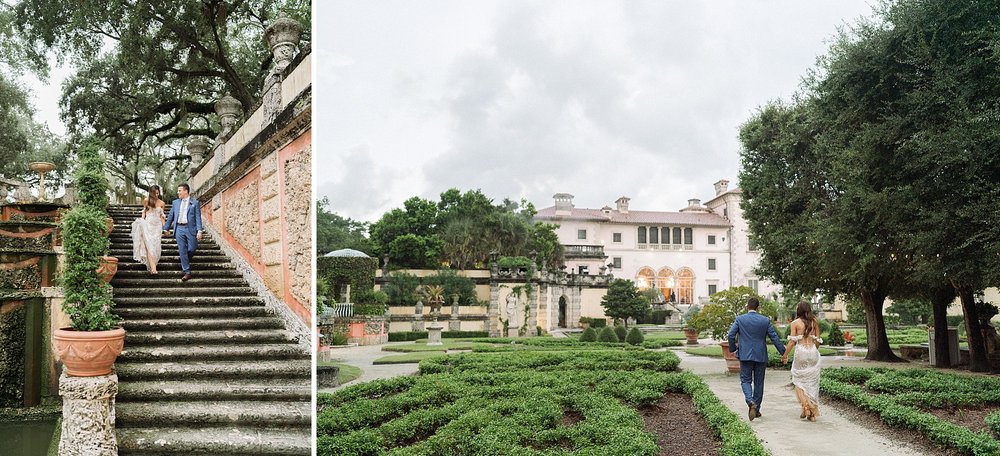 Vizcaya museum and gardens Bride and Groom Photos