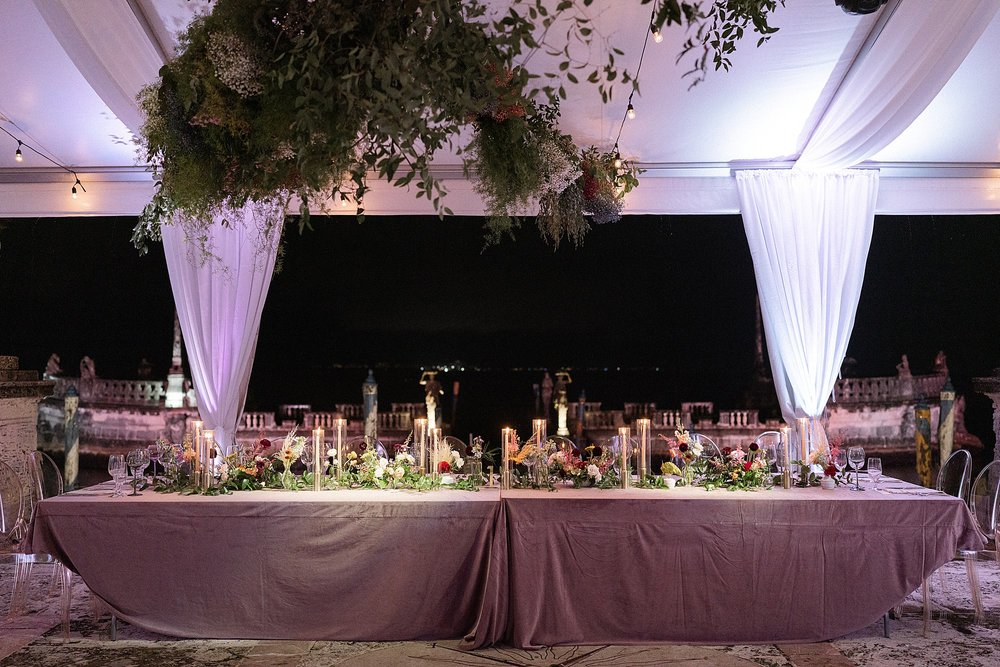 Vizcaya museum and gardens Bride and Groom Wedding Reception