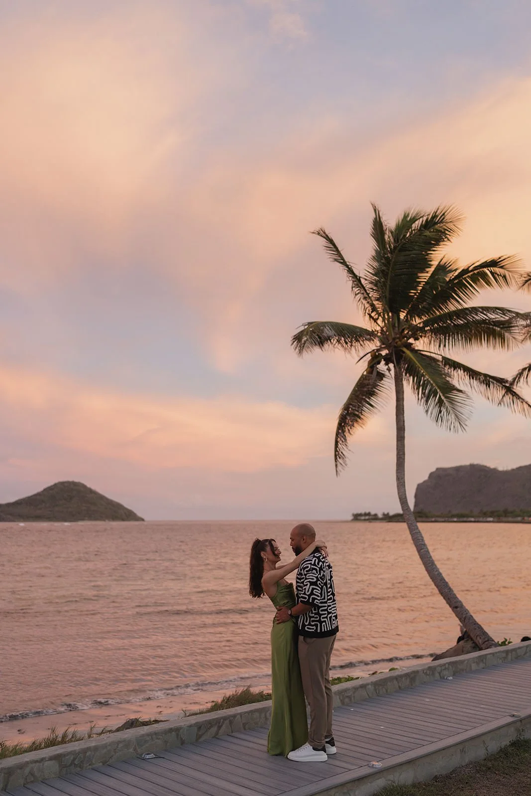st lucia wedding, welcome sunset dinner