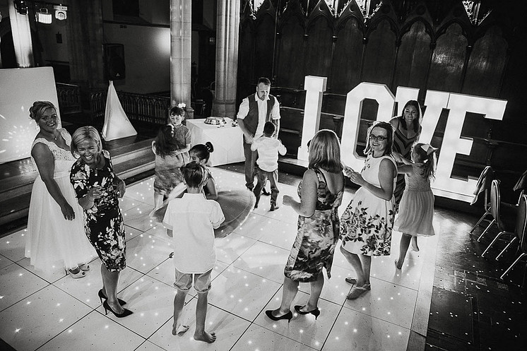 4 feet LOVE letters at St Augustines, Westgate On Sea, Kent, with DJ & Dancefloor package