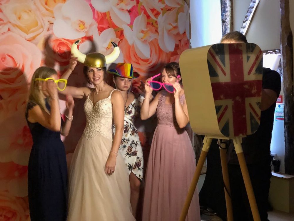 Louise - our Retro Photo Booth at Preston Court, Preston, Canterbury