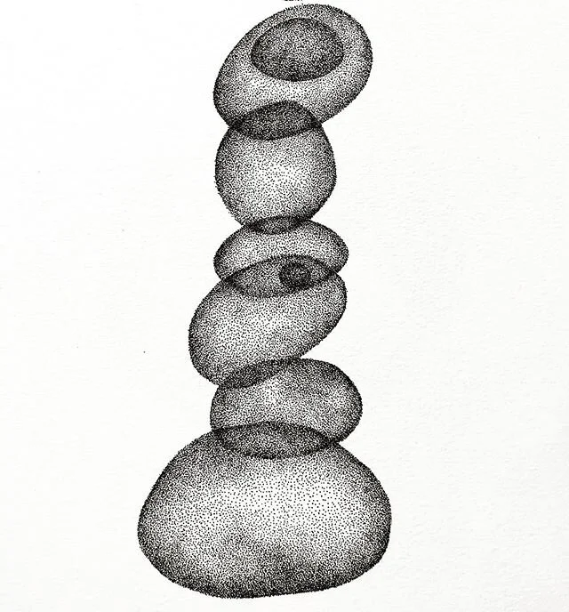 Isolation art II: Strange current obsession with dots and cellular shapes perhaps influenced by the current struggles we are all going through. My background as a cell biologist might also have something to do with it... #stayhome #staysafe #staystro