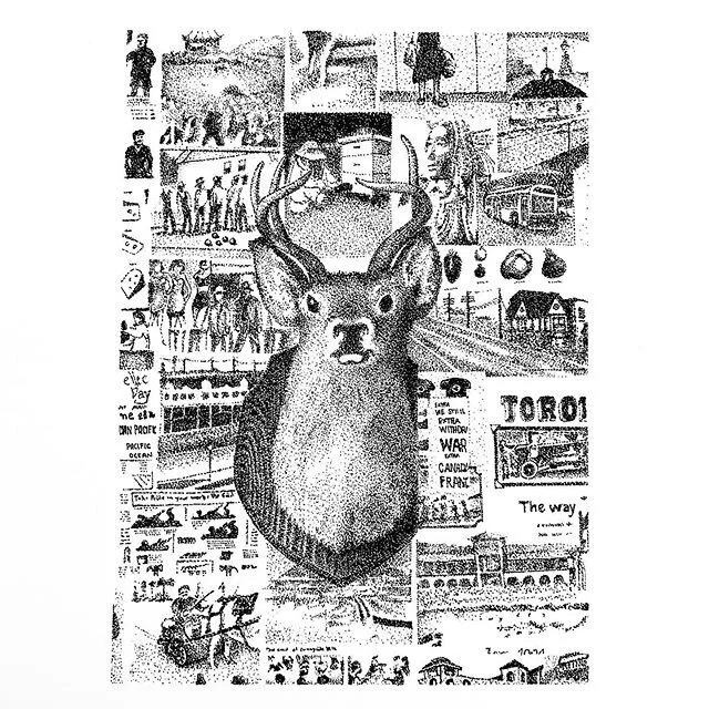 Isolation art XVI: I seriously miss hanging out @localkitchenandwinebartoronto with @michael_sangregorio and @fabio_bondi eating their delicious food, sipping an ice cold negroni and shooting the shit. #savehospitalityca #inkdrawing #isittooearlytost