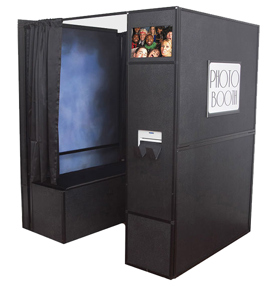 The only photo booth that is actually a booth in Lafayette, IN.