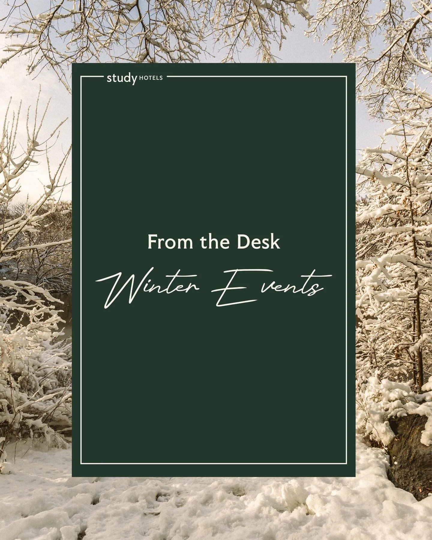 Winter doesn&rsquo;t mean the calendar clears.

Across our neighborhoods, the season fills up quickly &mdash; exhibitions and performances, Restaurant Week reservations, campus events, museum nights, and reasons to step out after dark.

Each location