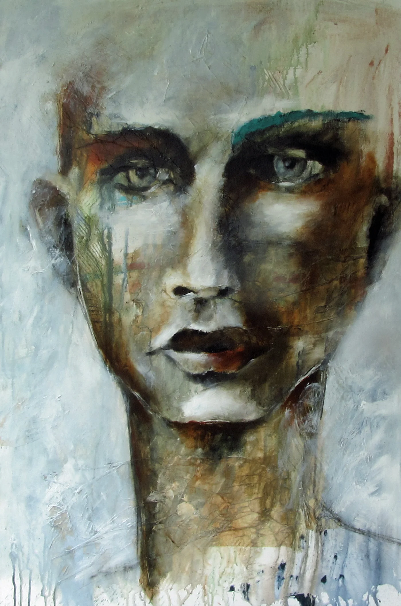 24" x 36" Face. This work invites you to look beyond the surface. sold