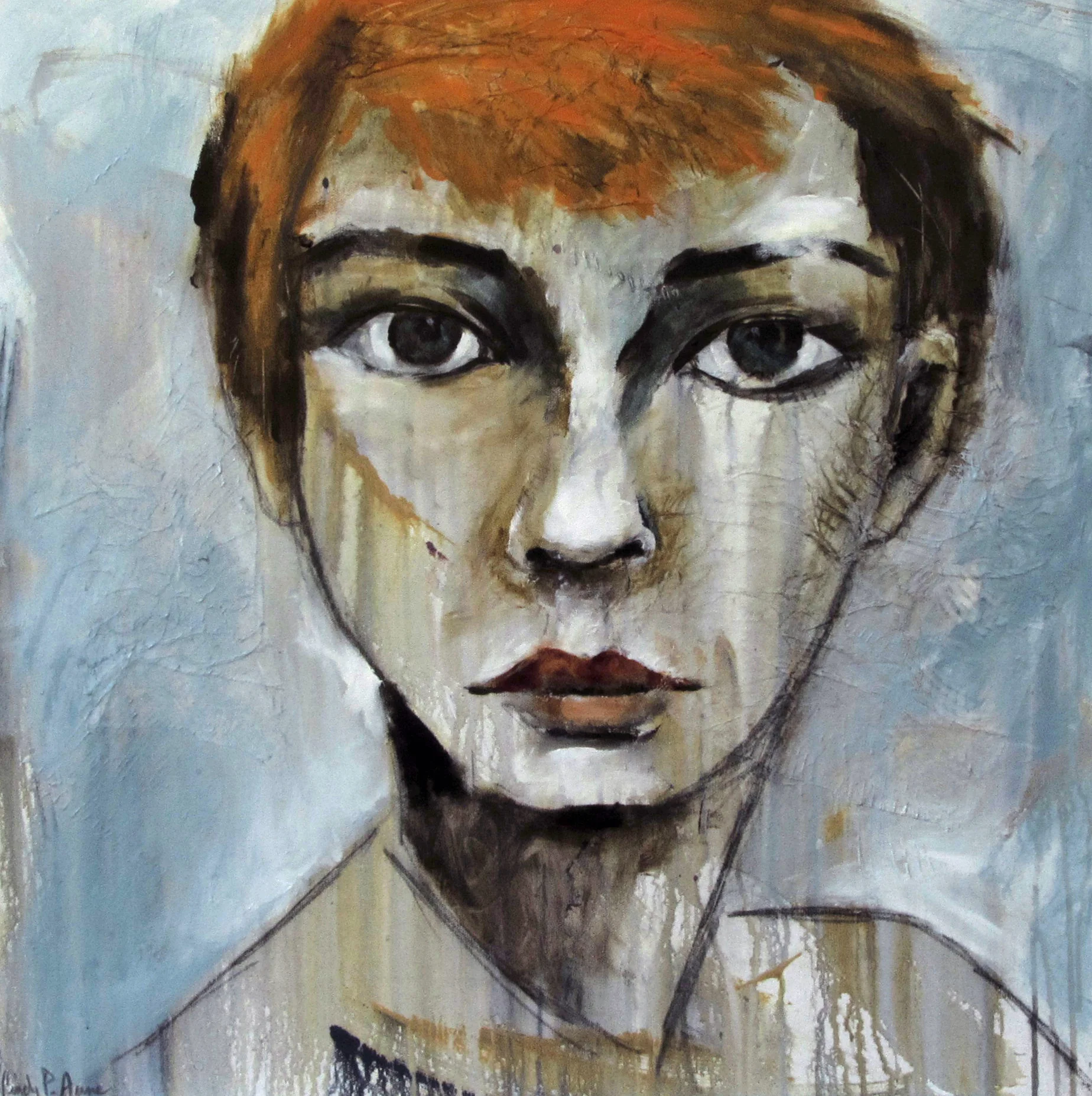 Orange Hair Face
