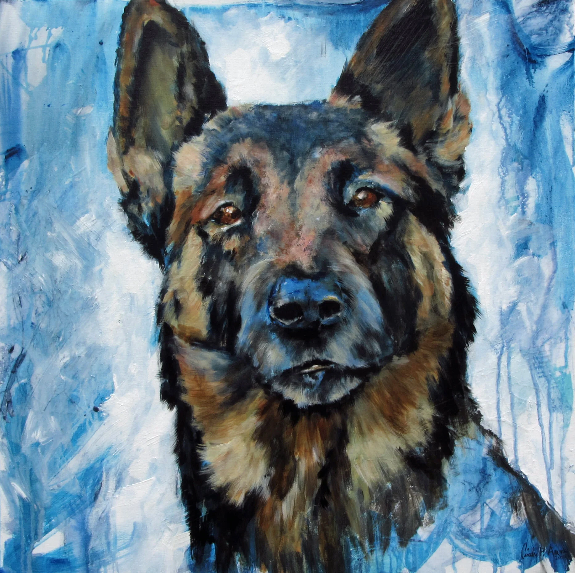 "Blue" - Atlanta SWAT K9 Officer, Honored Hero