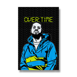 Overtime Official Poster + Stickers (Limited) — WordPlay T. Jay