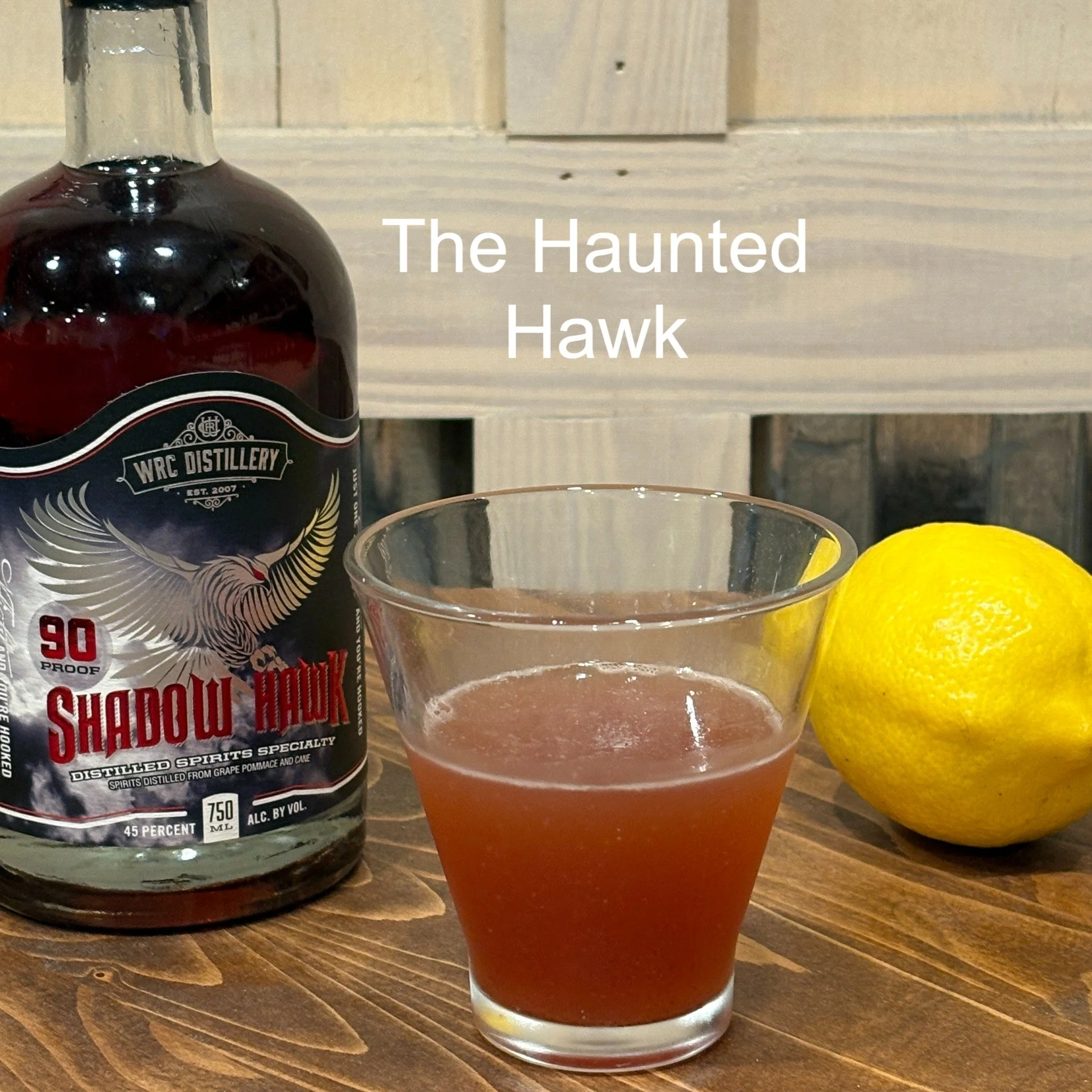 🎃 The Haunted Hawk (Halloween Cocktail)

Spooky, flavorful, and fun &mdash; a fall cocktail that looks the part and tastes even better.

Ingredients:
1.5 oz Shadow Hawk
0.5 oz Cherry Bounce (WRD)
0.5 oz fresh lime juice
0.5 oz cinnamon syrup (or cin
