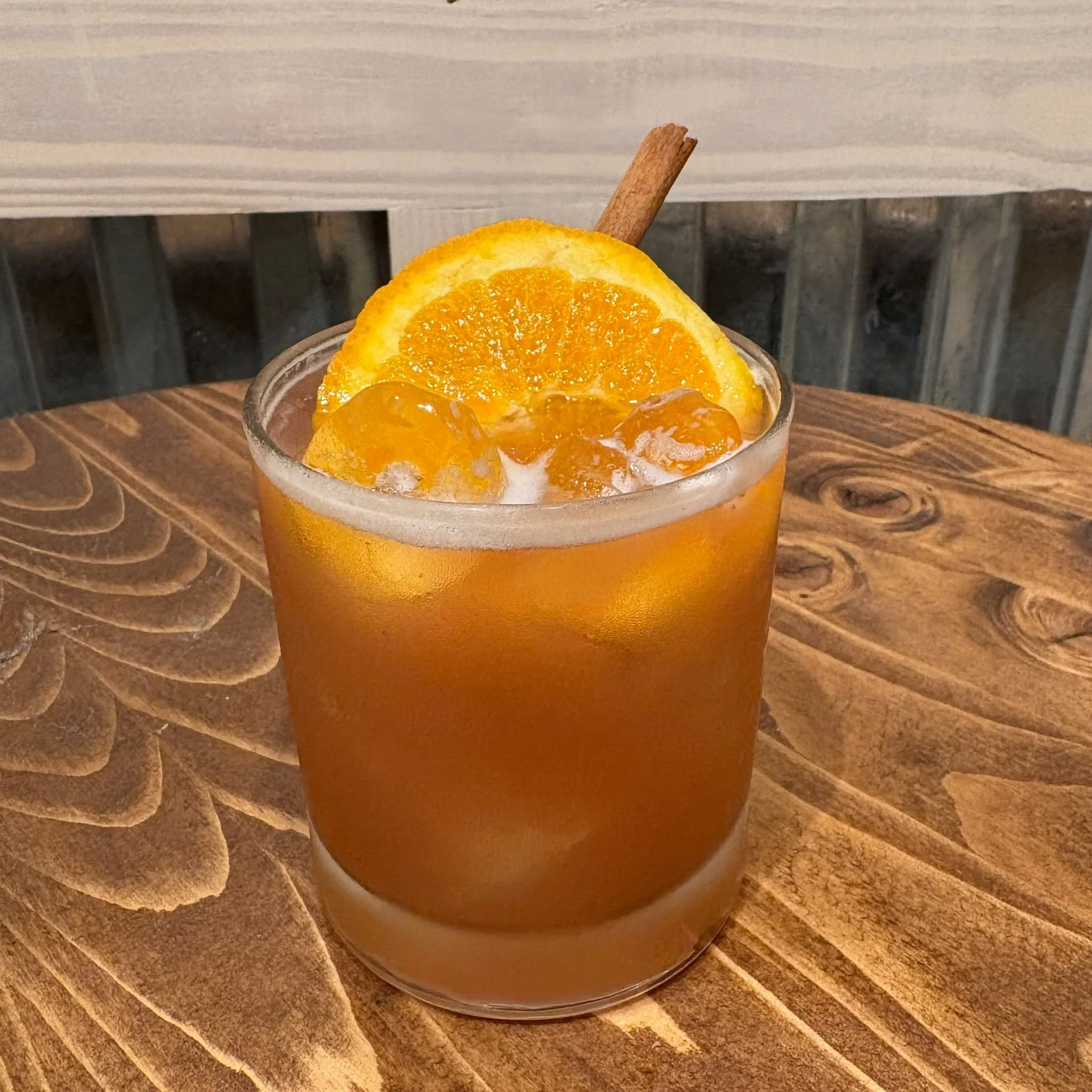 🦃 Spiced Cranberry Brandy Smash

Tart, spiced, and festive &mdash; perfect for Thanksgiving gatherings or fireside sipping.

Ingredients:
1.5 oz VSOP Brandy
0.75 oz cranberry juice (unsweetened or lightly sweetened)
0.5 oz cinnamon-clove syrup (or c